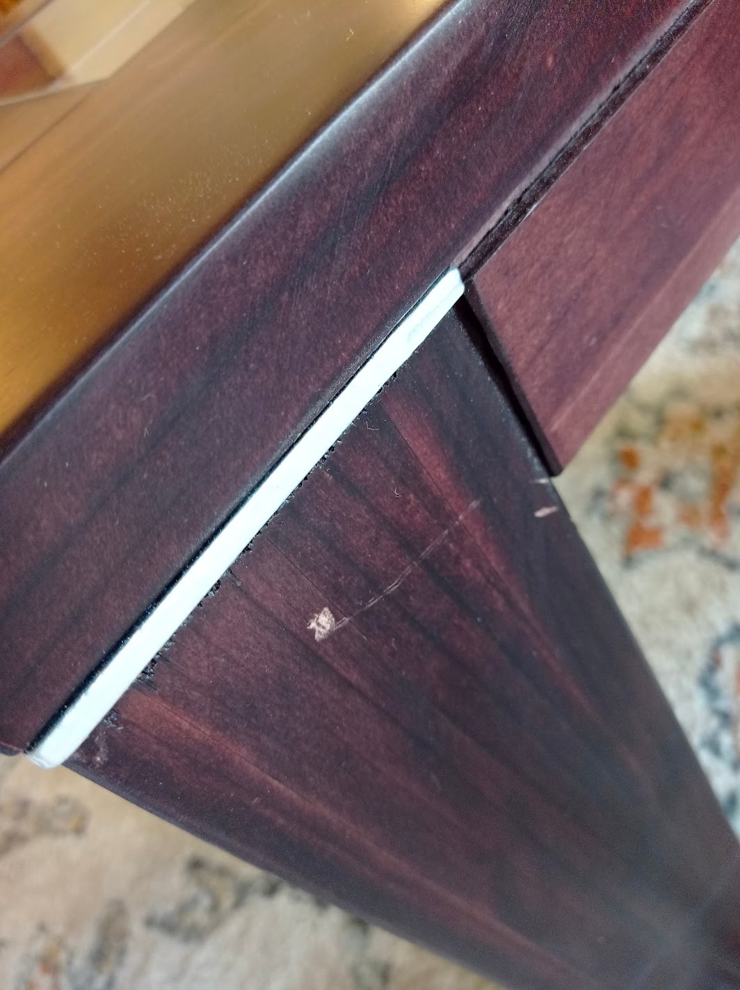 Mesa centro vidrio y madera - Imagen 7