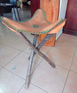 Piso de madera y cuero