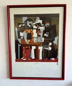 Lámina original de los Tres músicos de Picasso