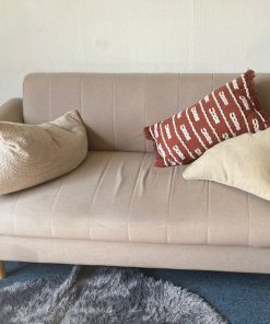 Sofá 2 cuerpos beige