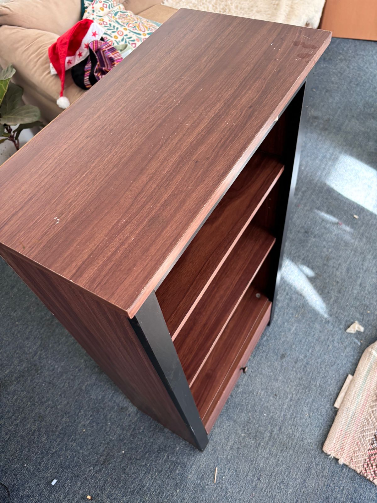 Librero con cajón de madera - Imagen 5