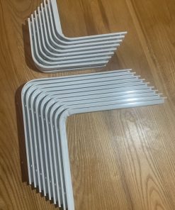 Set escuadras metálicas para repisas