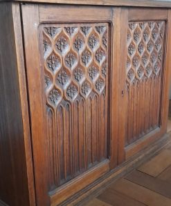 Buffet madera tallada flores