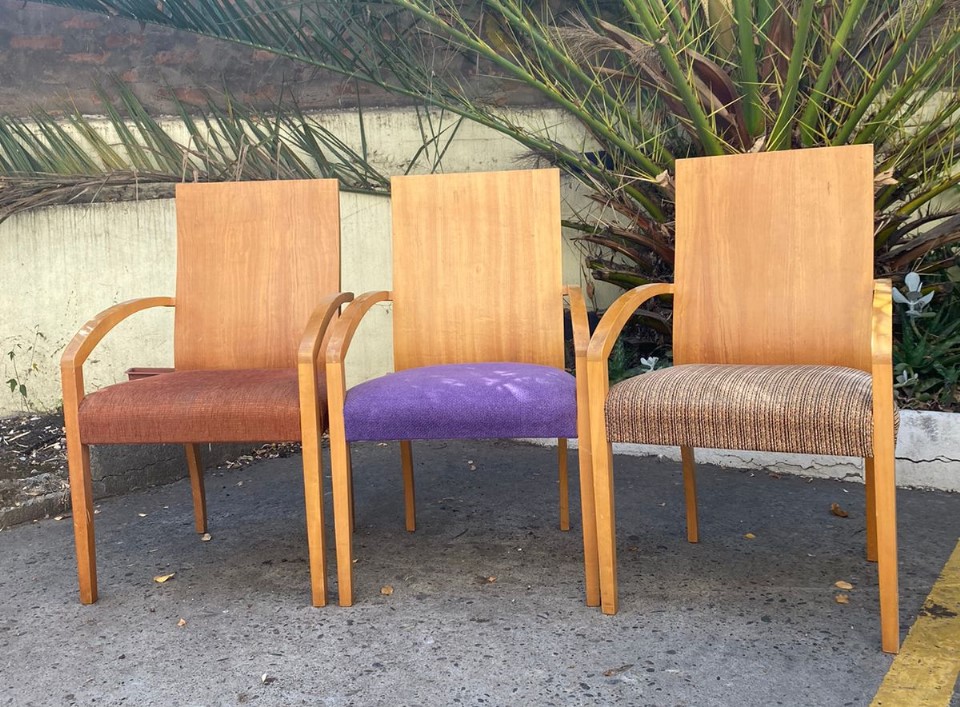 3 Sillas madera Sur diseño