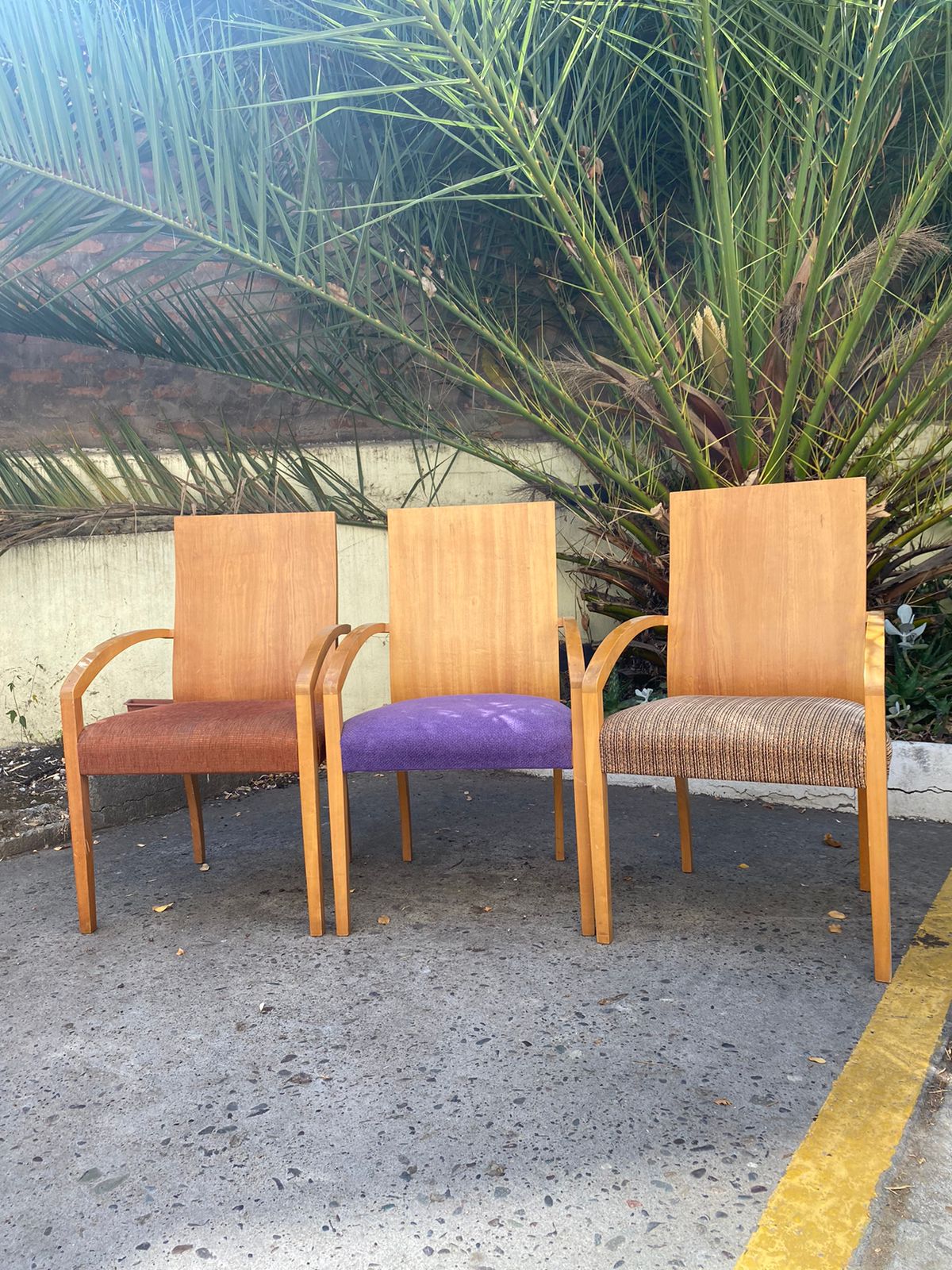 3 Sillas madera Sur diseño - Imagen 3