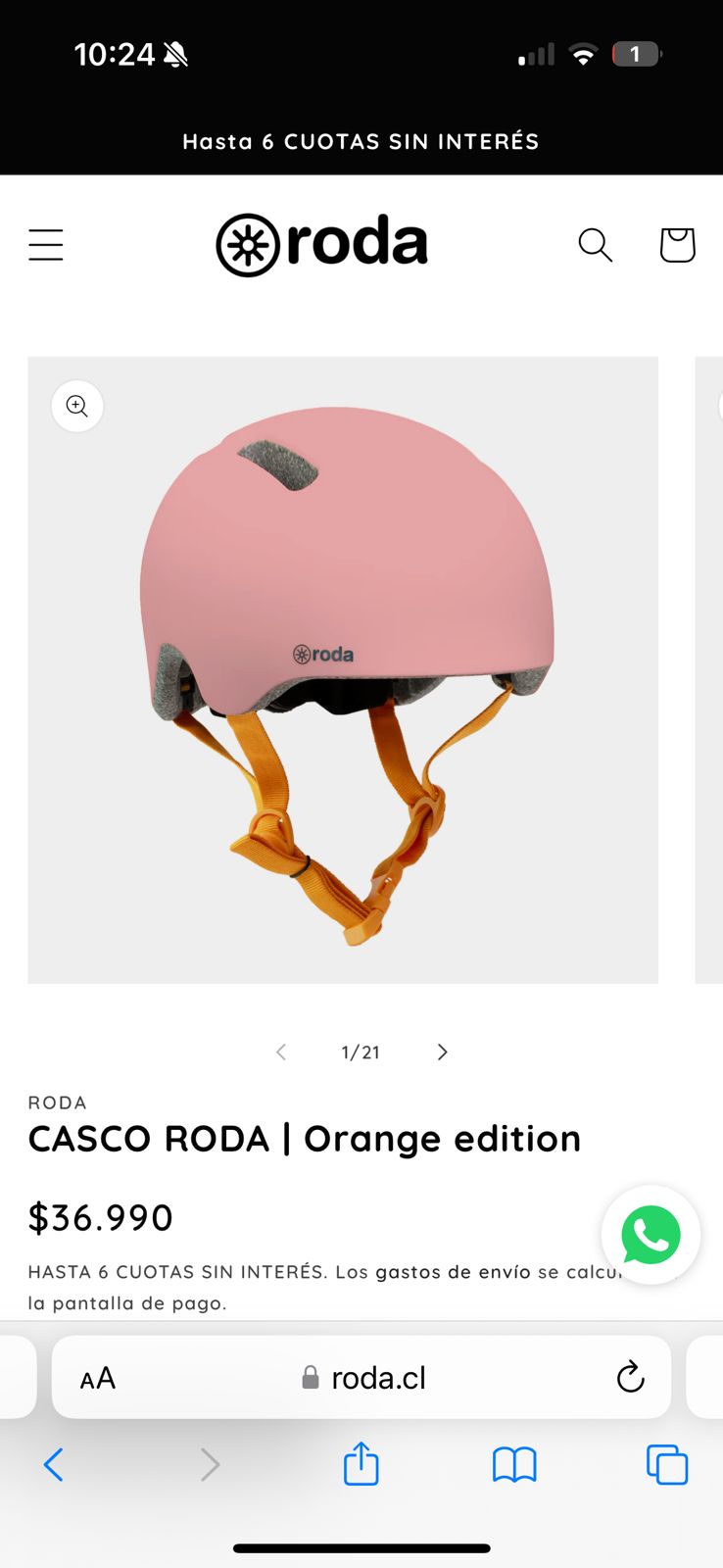 Casco infantil Roda - Imagen 2