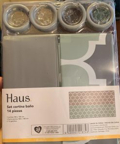 Set cortina baño Haus