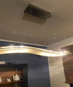 Lampara de techo ondeada