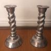 Par Candelabros peltre
