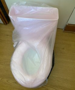 Baño entrenamiento rosado