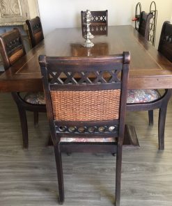 Juego comedor Roble con 6 sillas