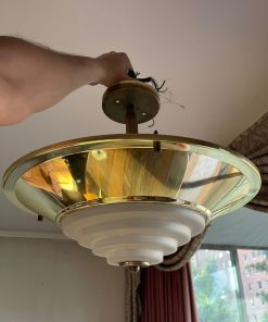 Lámpara de techo vidrio