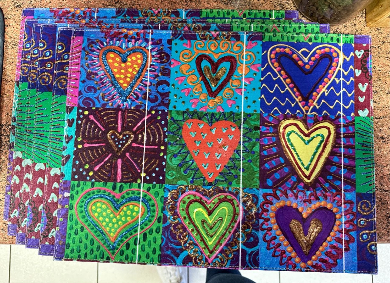 Set 6 individuales eco cuero