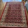 Alfombra burdeo Jordania DiB