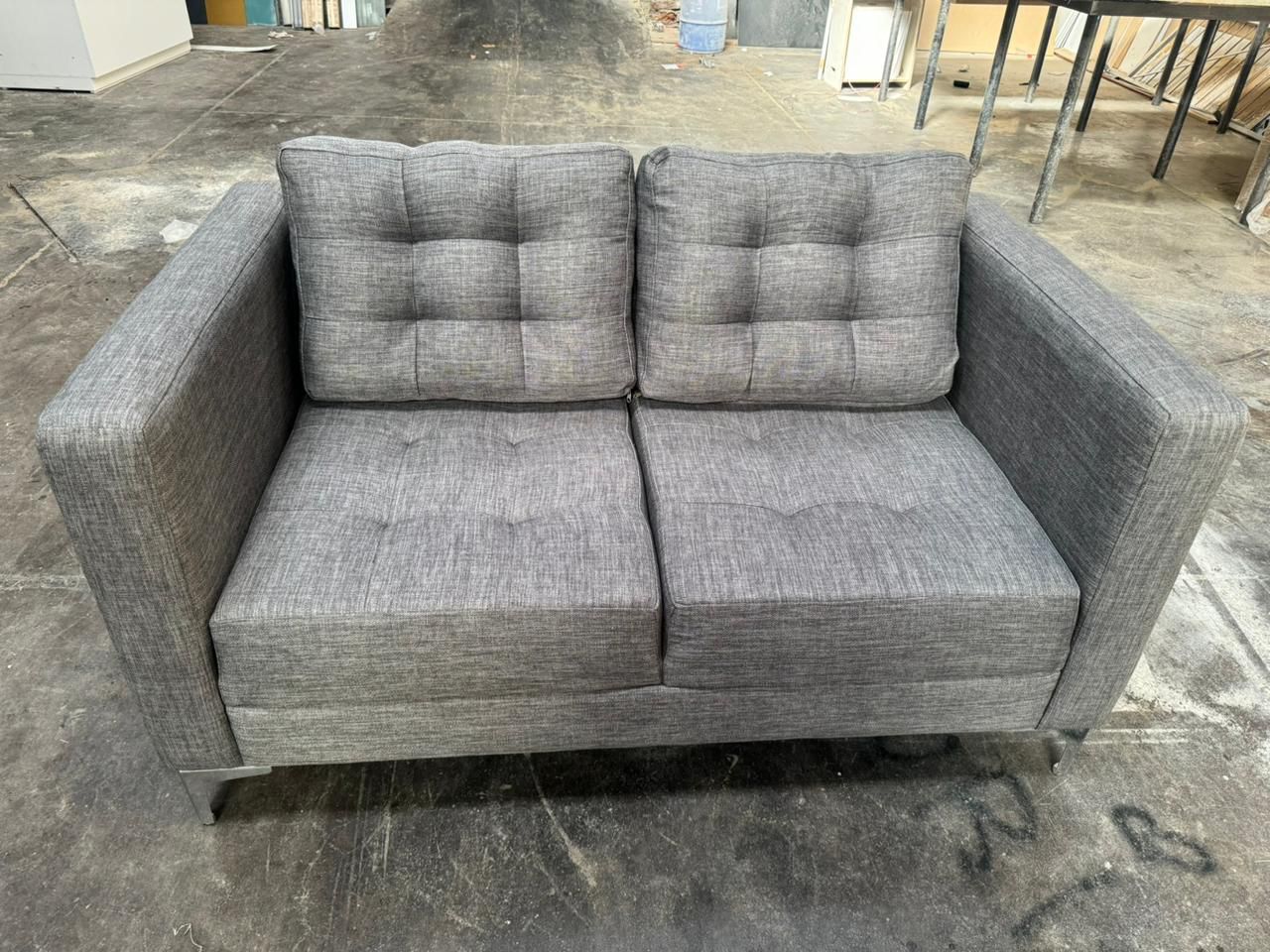 Sofá 2 cuerpos lino