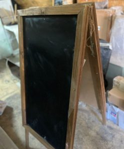 Pizarra de madera doble