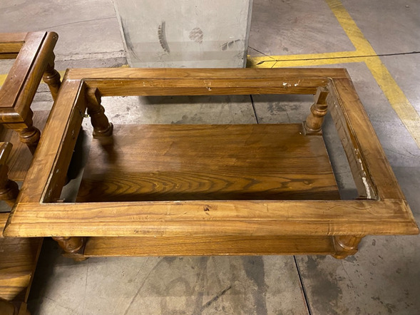 Mesa de centro y laterales sin vidrio - Imagen 3