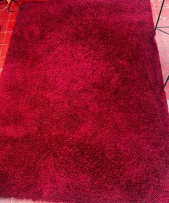 Alfombra shaggy Bruselas DIB roja