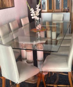 Juego comedor con 10 sillas