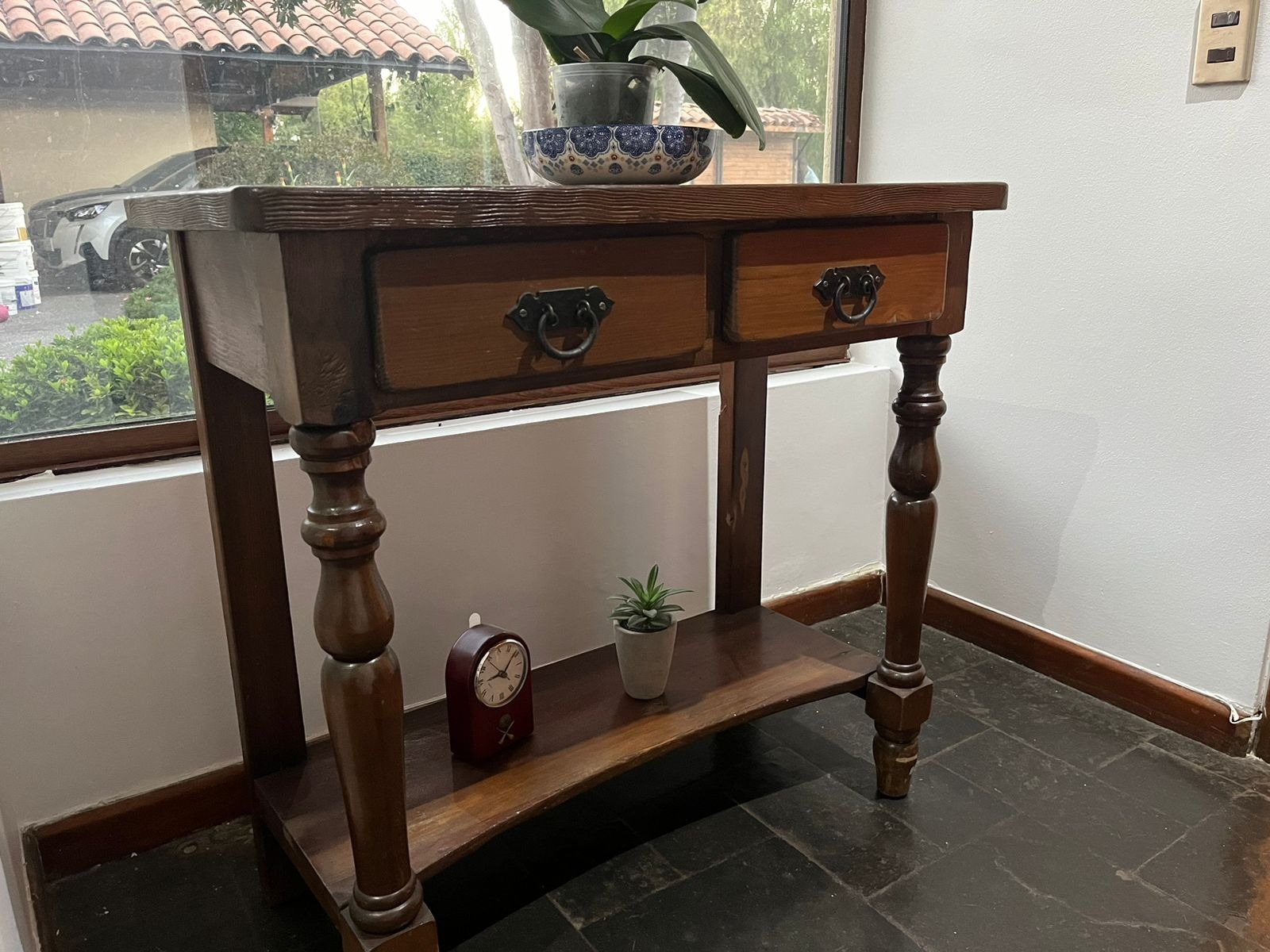 Arrimo pino oregón 2 cajones