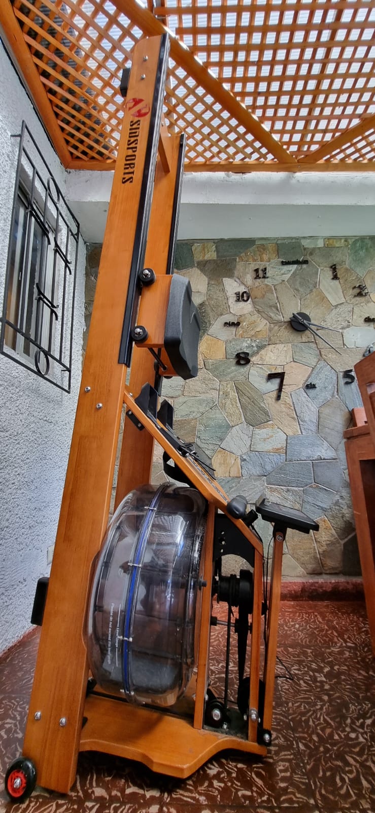 Remadora SidSports madera tanque de agua - Imagen 3