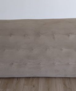 Respaldo 2 plazas capitone gris