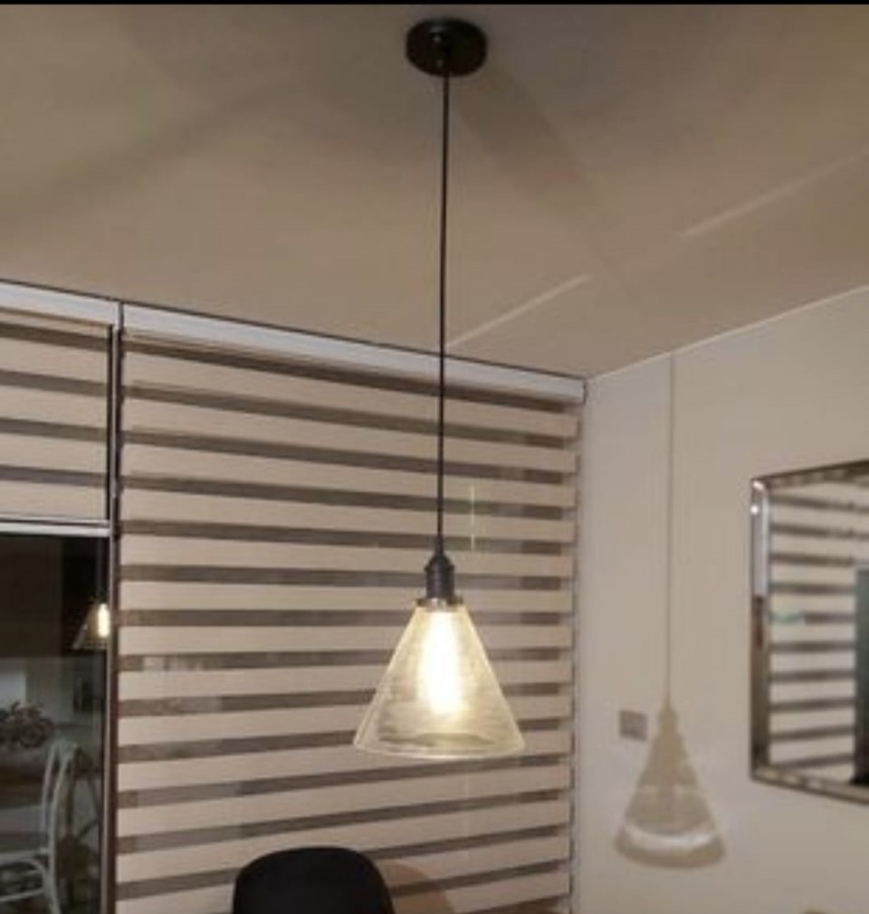 Lampara de techo vidrio The popular design