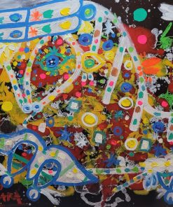 Cuadro toro multicolor Sergio Vergara