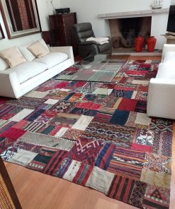 Alfombra patchwork hecha a medida