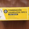 Combinación lavaplatos tipo V
