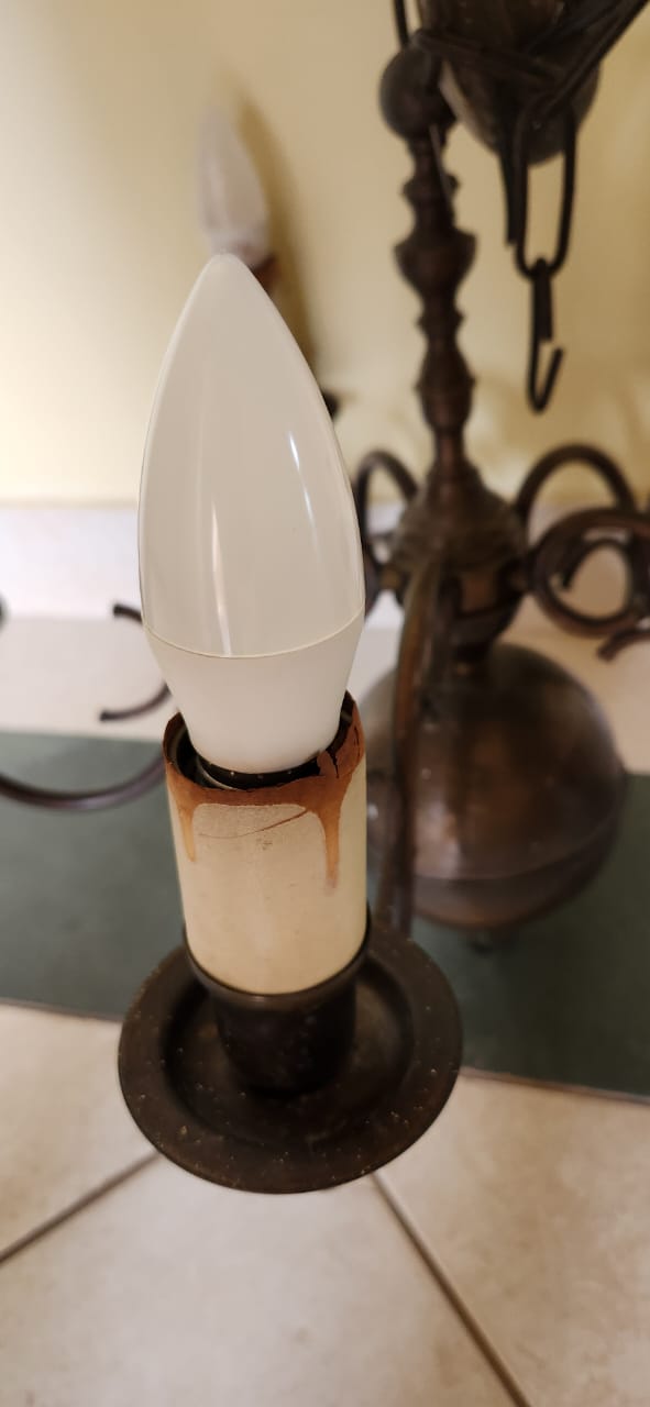 Lámpara de techo bronce - Imagen 3