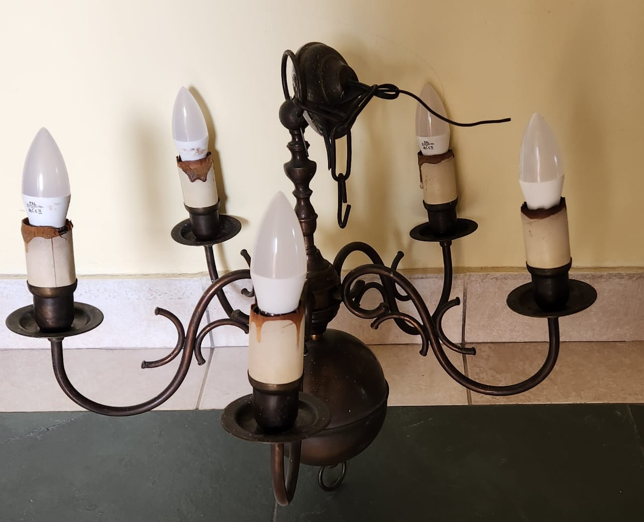 Lámpara de techo bronce - Imagen 6