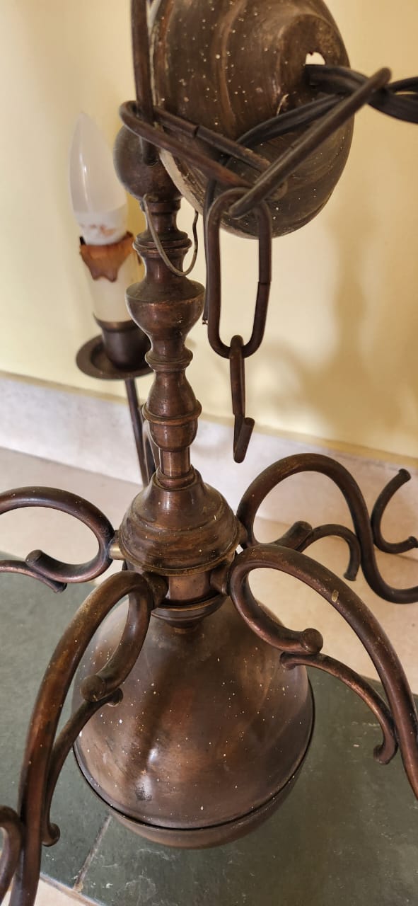 Lámpara de techo bronce - Imagen 7