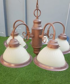 Lámpara de techo fierro 5 luces 