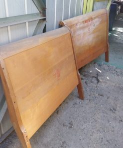 Par de respaldos 1 plaza madera