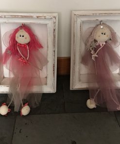 Par cuadro hadas relieve