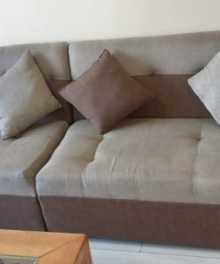 Sofá seccional 3 cuerpos modular