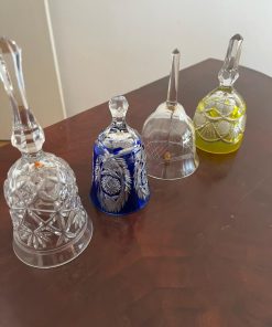 Set 4 campanas cristal