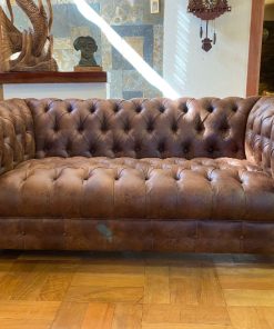 Sofá 3 cuerpos Capitoné inglés Doble