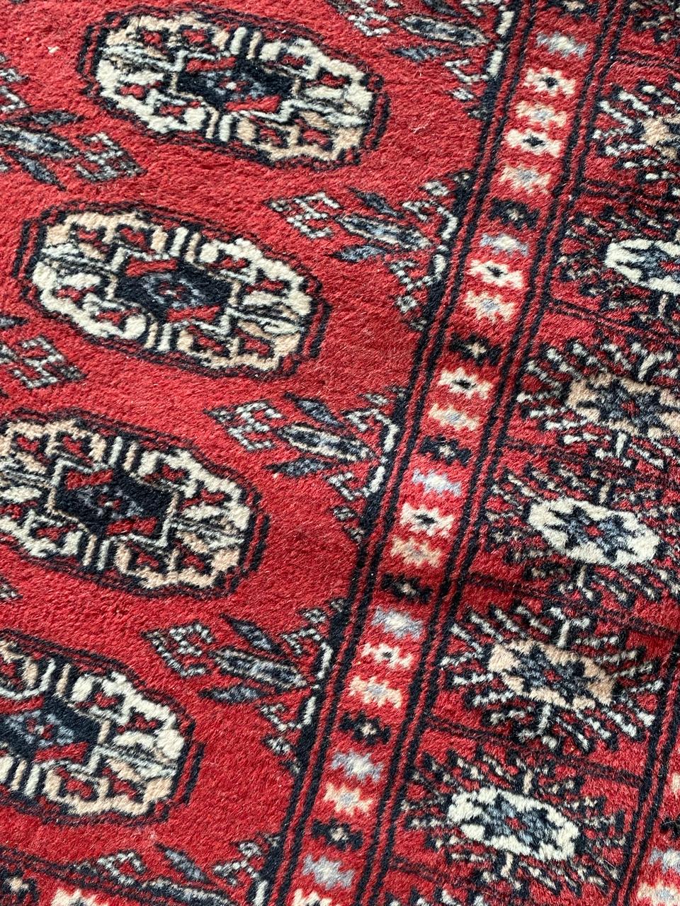 Alfombra lana fina burdeo - Imagen 3