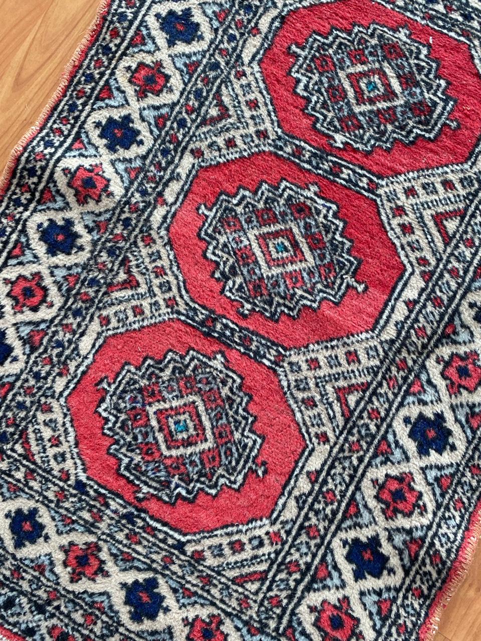 Alfombra lana fina tonos rojos - Imagen 4