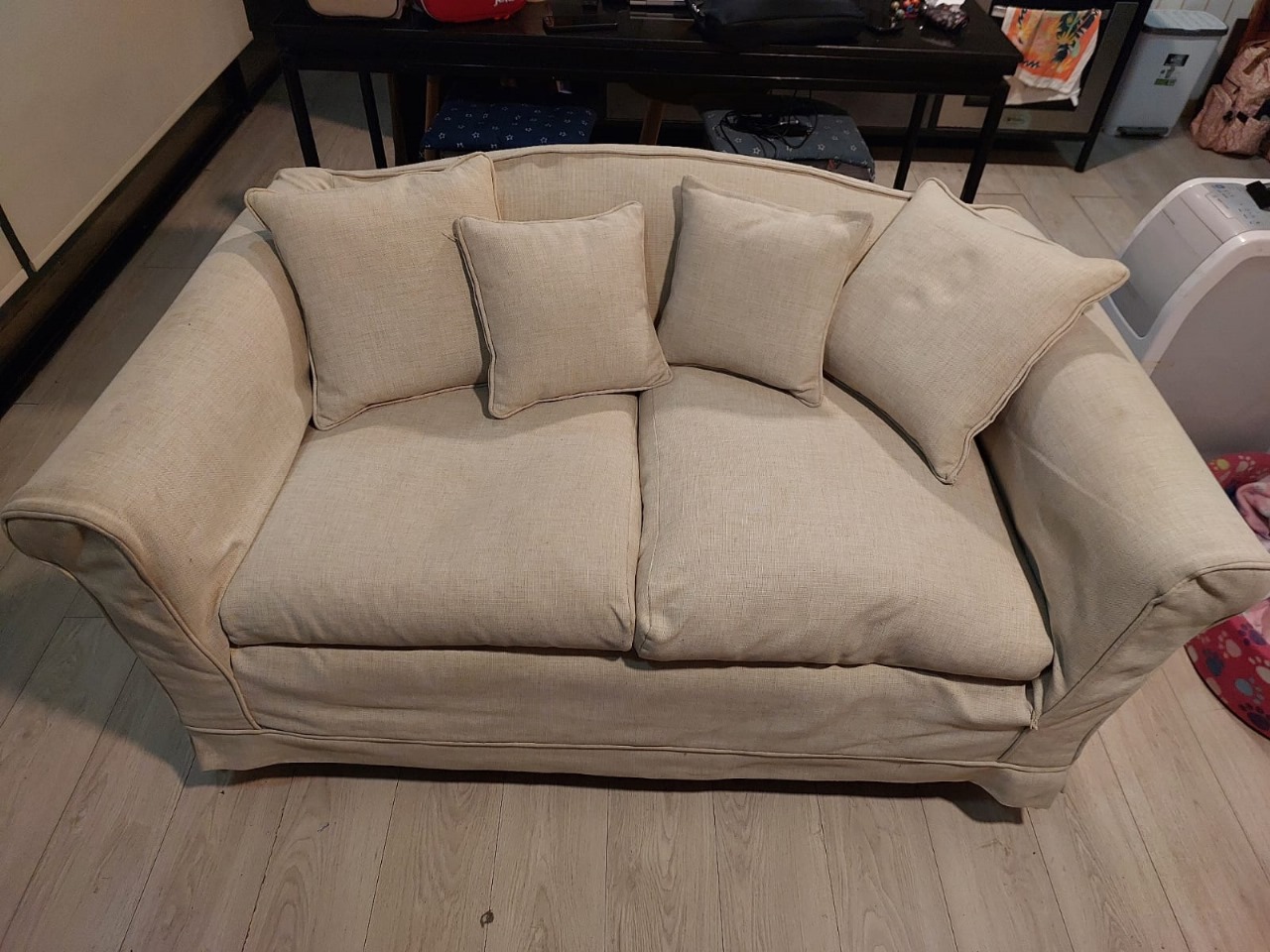 Sofá 2 cuerpos con funda