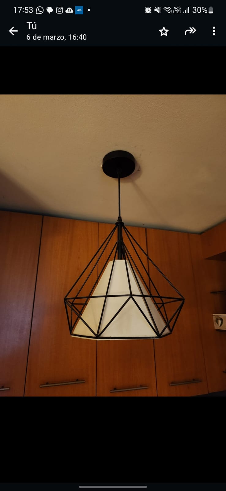 Lámpara de techo geométrica - Imagen 4