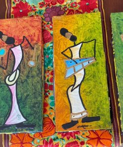 Set 4 cuadros músicos