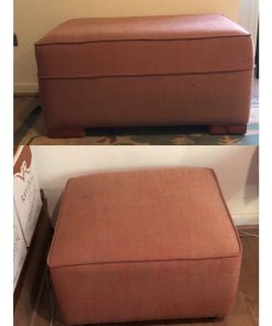 Par de puff tapizados Le Cottonier