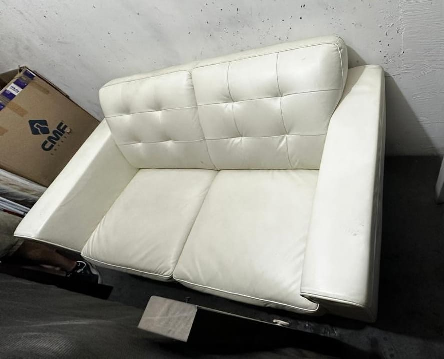 Sofá 2 cuerpos cuero Rosen