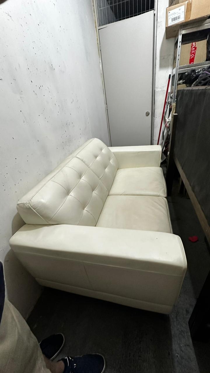 Sofá 2 cuerpos cuero Rosen - Imagen 3