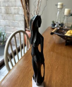 Escultura mujer Ébano y Mármol