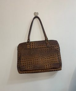 Cartera cuero cocodrilo