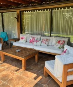 Living terraza madera 6 piezas Nativo